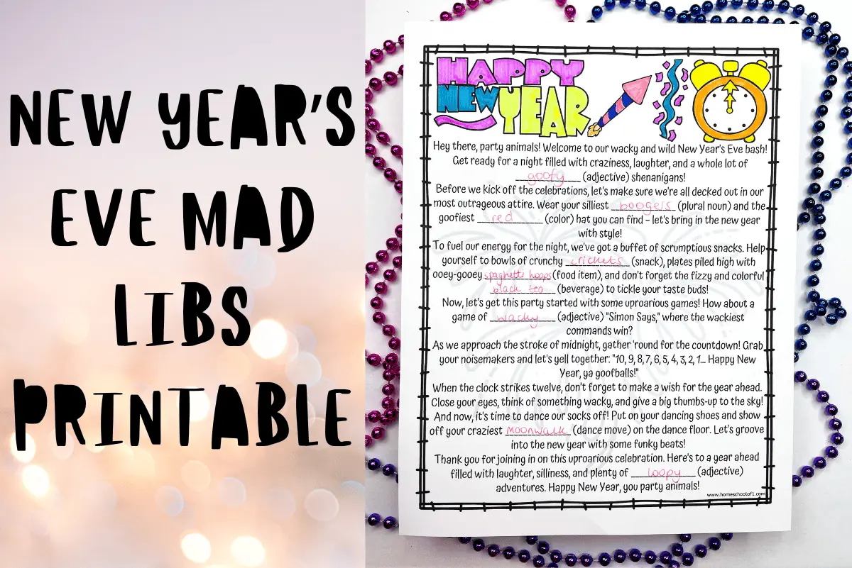 New Years Eve Archives - Homeschool of 1