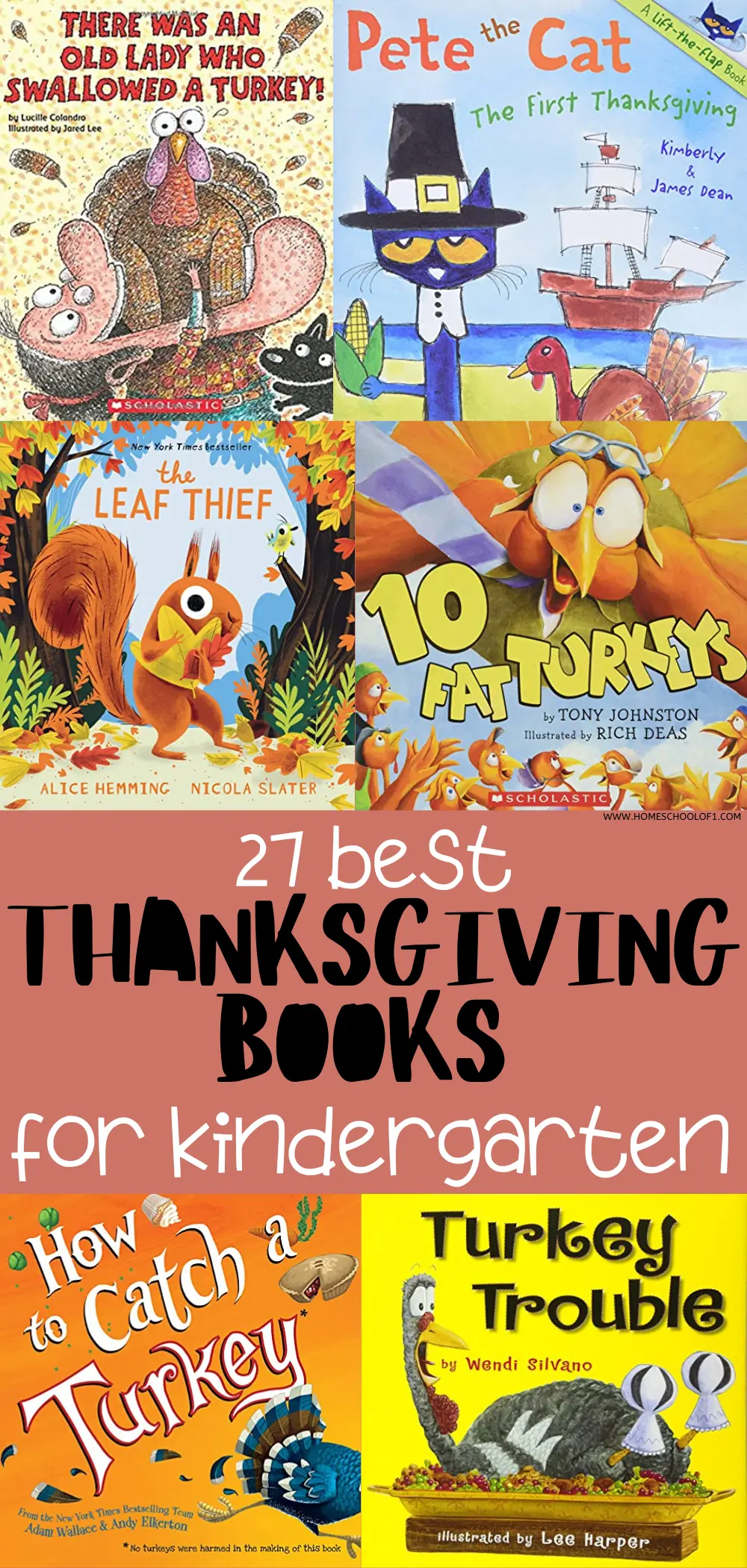 best thanksgiving books for kindergarten