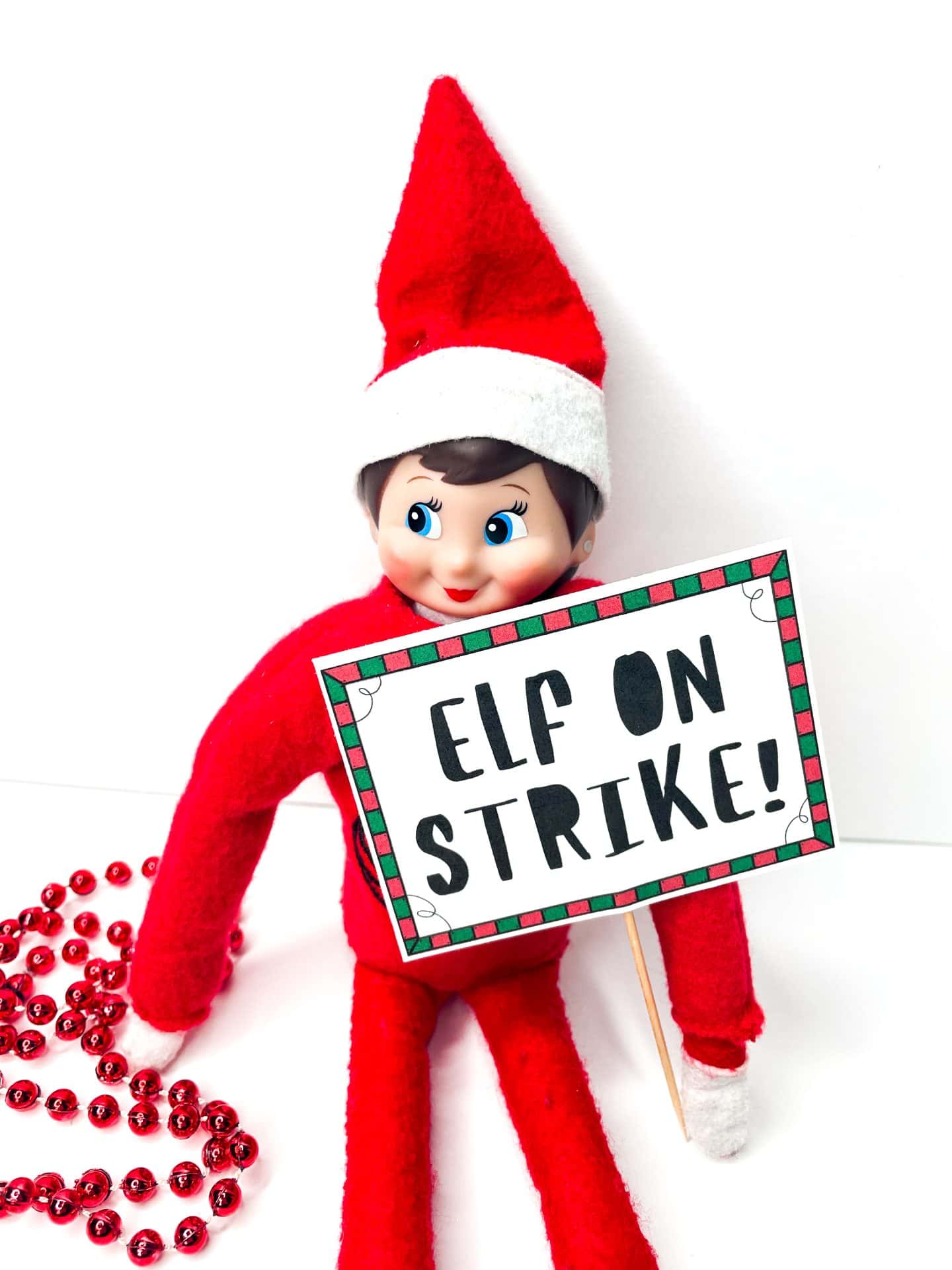 elf on strike note