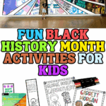 Black History Month activities for kids featuring classroom projects, reading materials, and hands-on learning ideas