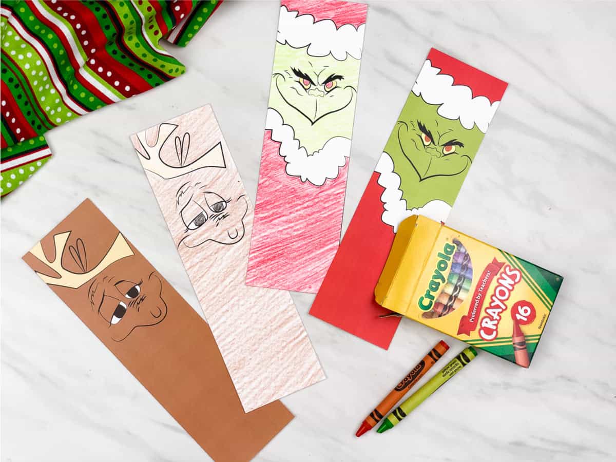 Easy Christmas Bookmark Ideas For Kids Free Printables 
