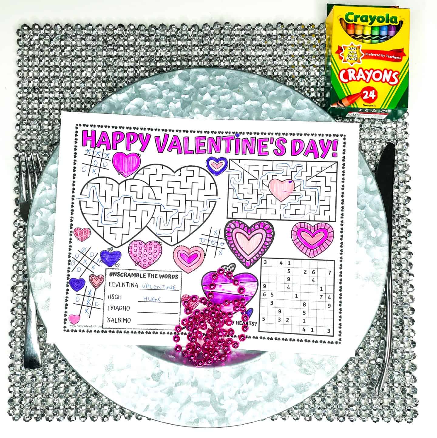 HAPPY VALENTINES DAY PLACEMATS