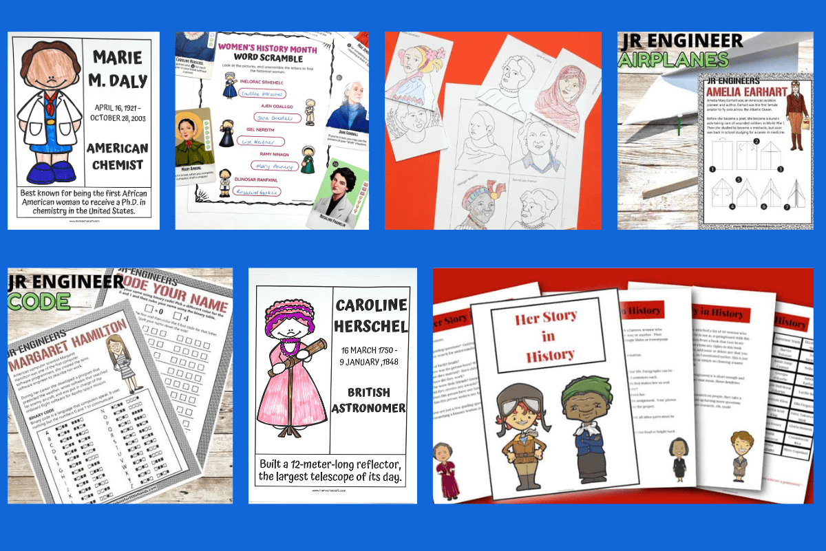 Women's History Month free printables