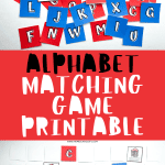 alphabet matching game printable