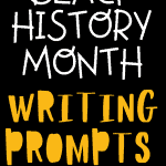 black history writing prompts for kindergarten