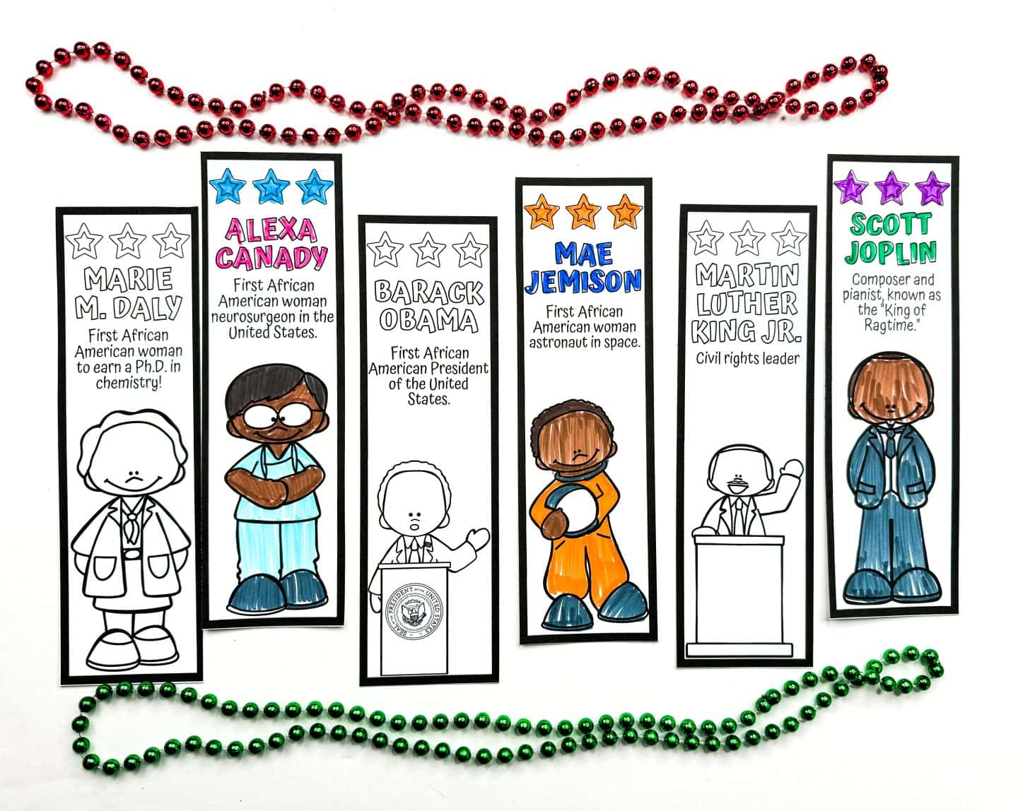 free black history month bookmarks