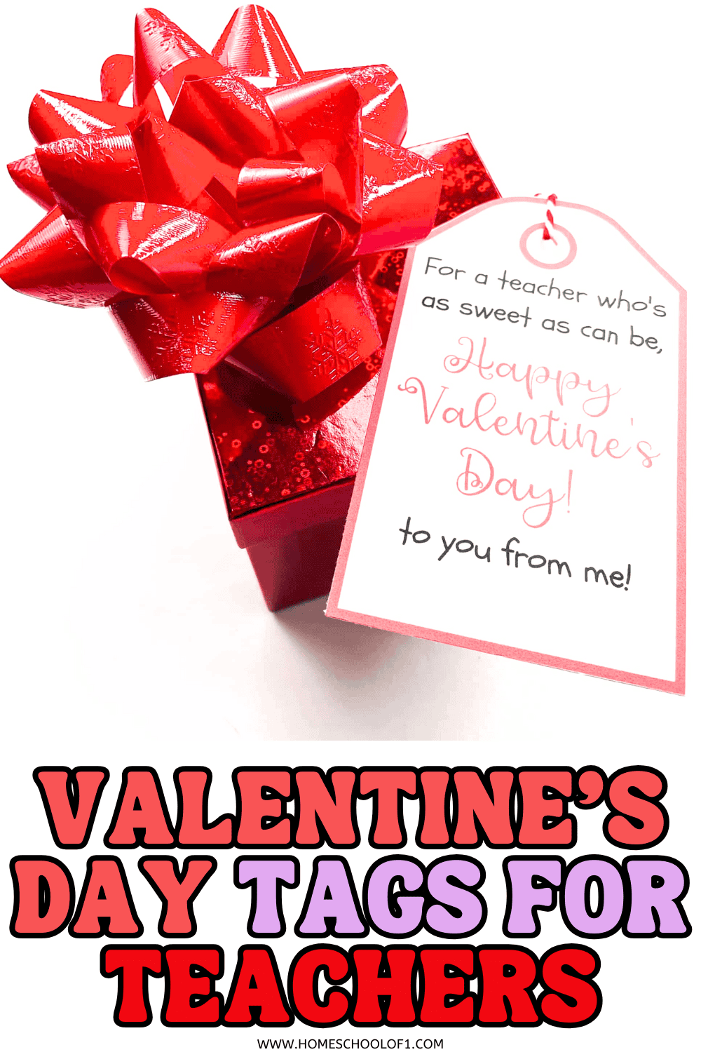 Free Printable Valentine Tags for Teachers