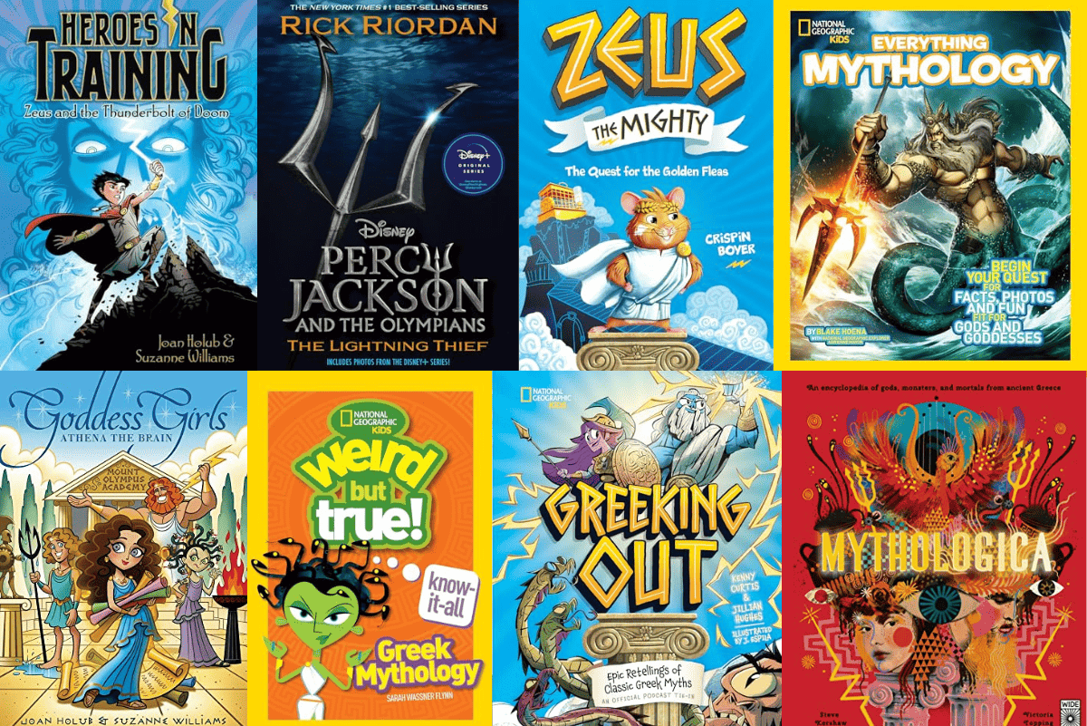 greek mythology books for kids