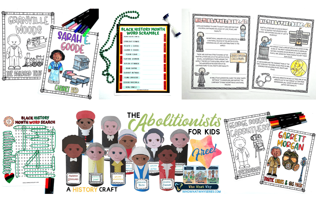 printable black history month worksheets