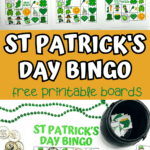st patrick's day bingo boards