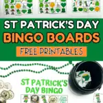 st patrick's day bingo cards