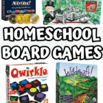 Top homeschool board games like Election Night, Trekking the World, and Dabble that make subjects fun and interactive.