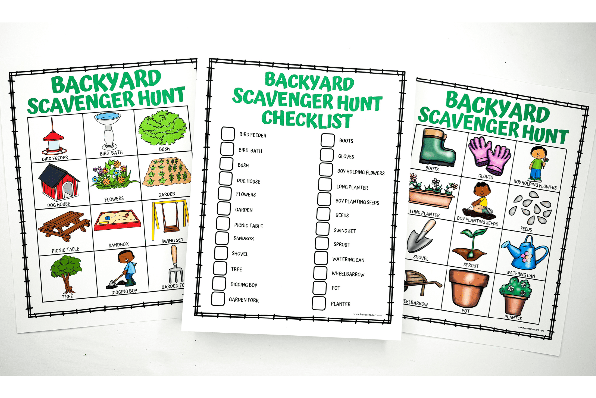Backyard Scavenger hunt