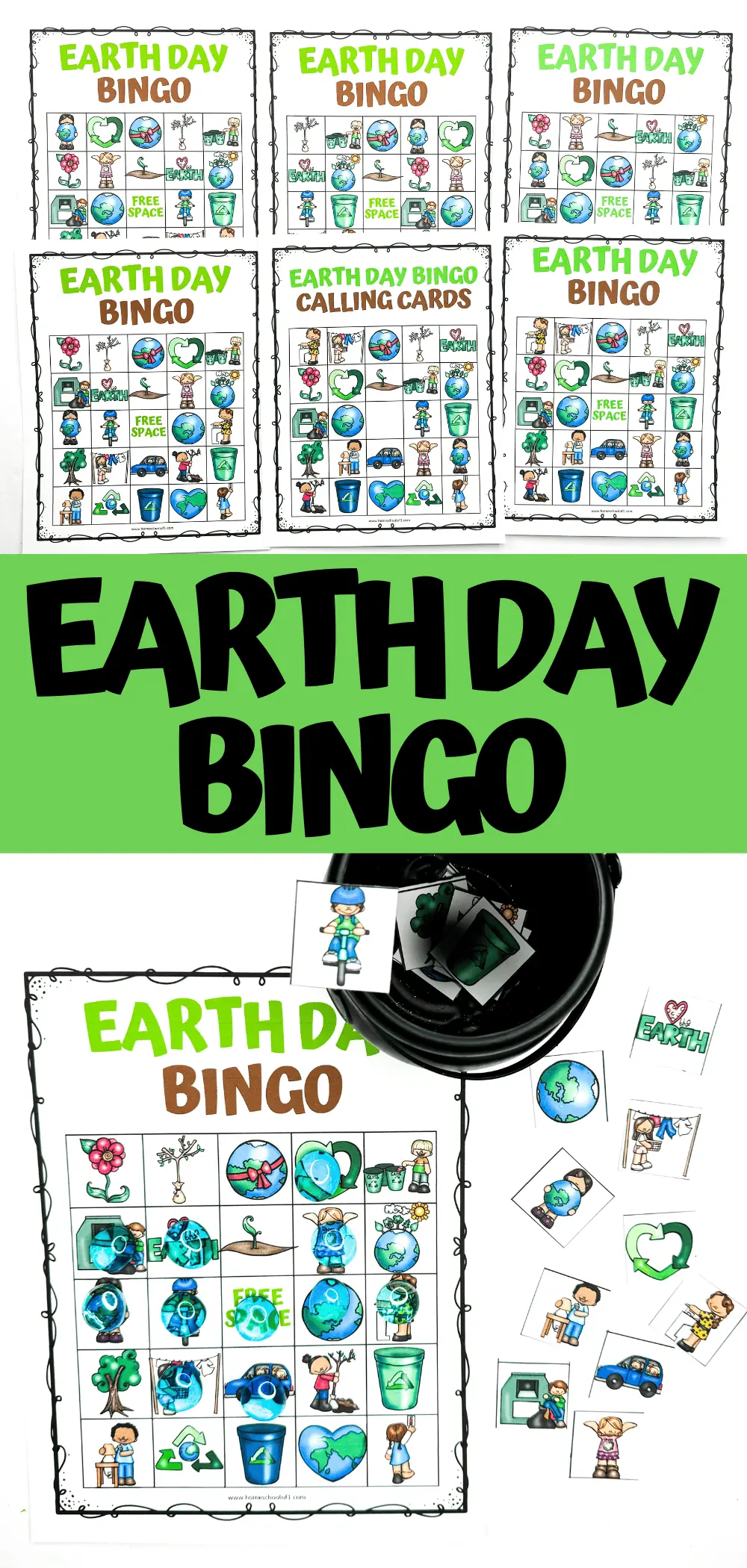 Earth Day bingo free printable