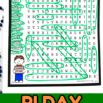 free pi day word search printable