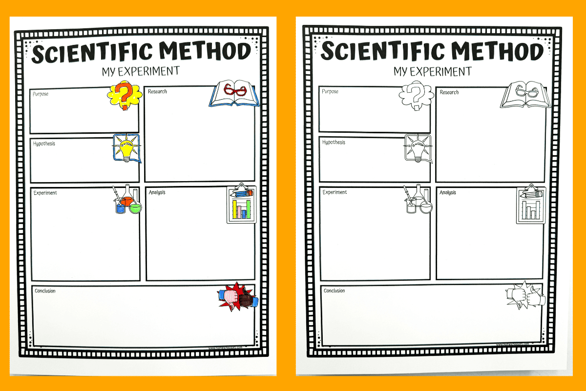 Scientific Method Worksheet Printable Scientific Method Worksheet Printable