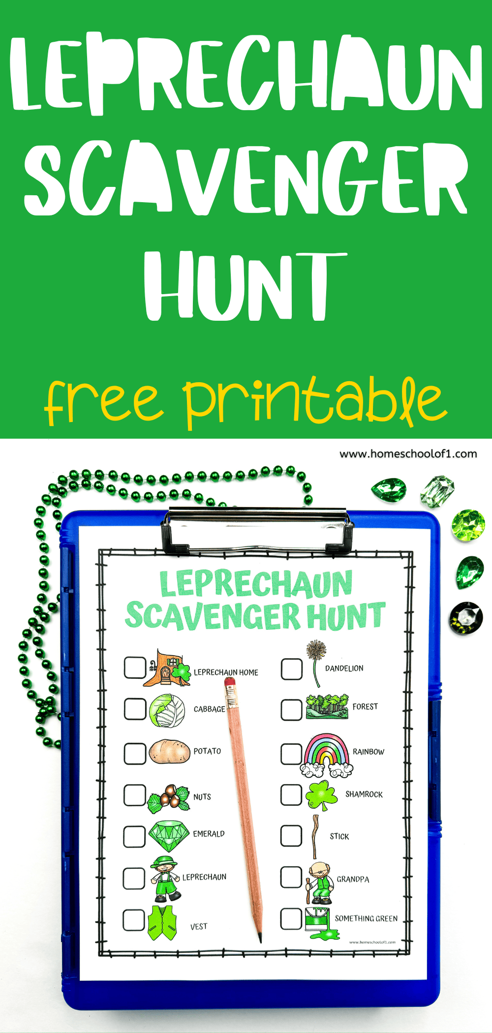 leprechaun scavenger hunt