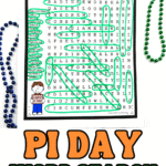 pi day word search free printable