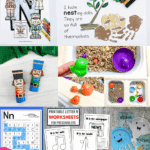 Fun preschool letter N activities including sensory bins, crafts, coloring, and printable worksheets for early learners.