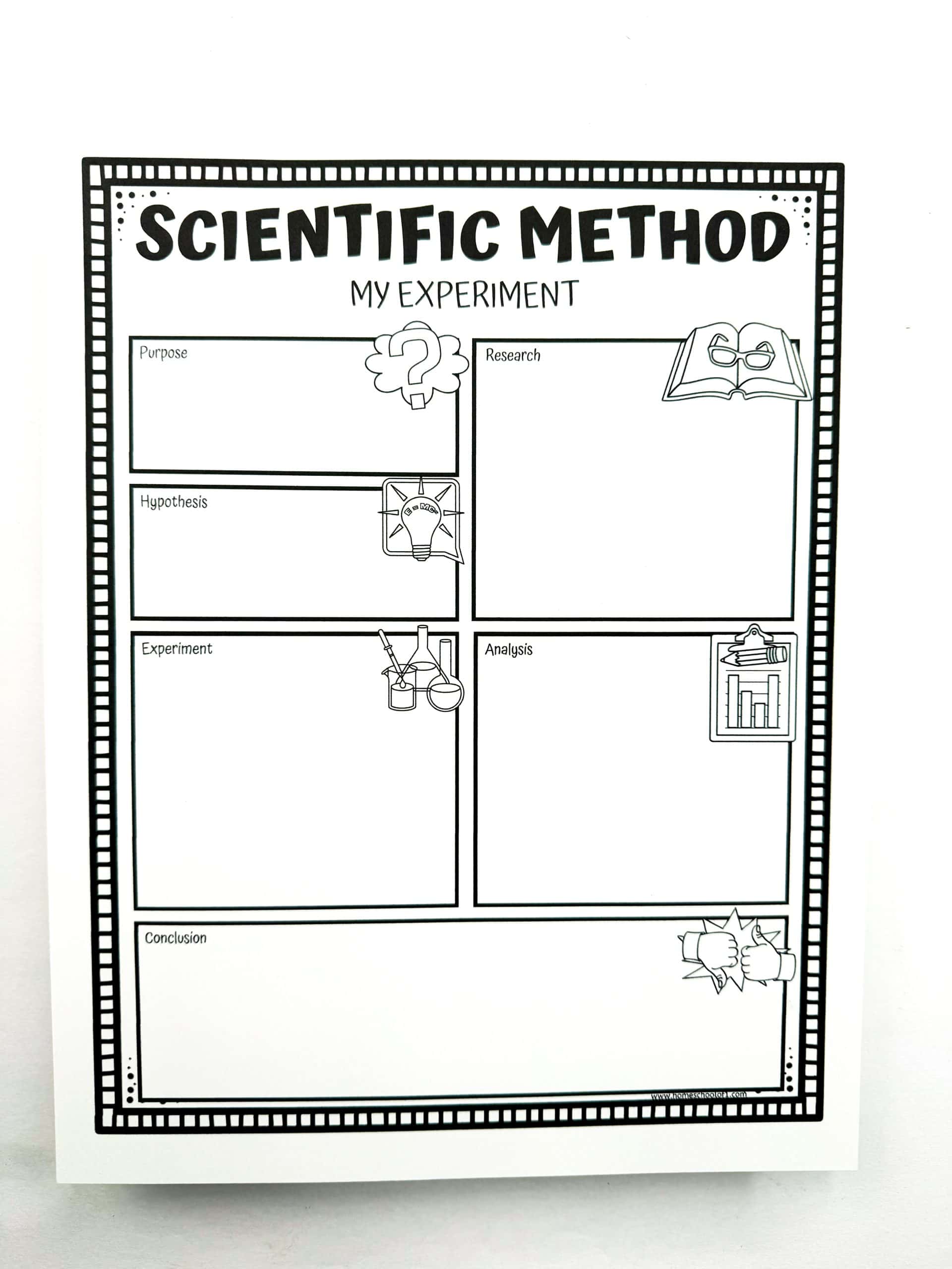 Free Scientific Method Worksheet for Young Scientists
