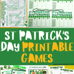 st patrick's day printable games free