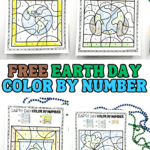 EARTH DAY COLOR BY NUMBER