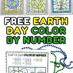 FREE EARTH DAY COLOR BY NUMBER