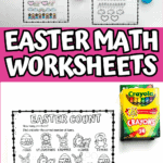 free easter math worksheets