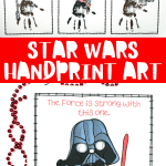 free star wars handprint art