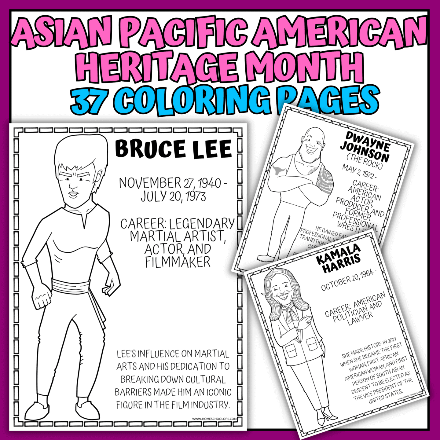 AAPI Coloring Pages