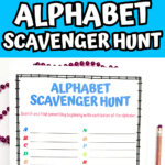 alphabet scavenger hunt free printable