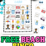 beach bingo printable