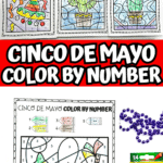 cinco de mayo coloring by number