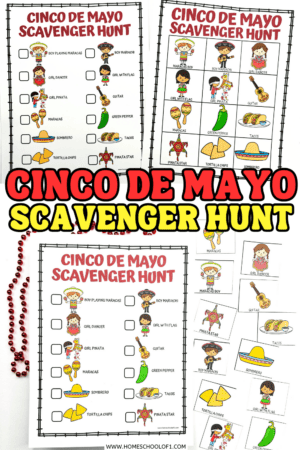 Free Cinco de Mayo Scavenger Hunt Printable for Kids