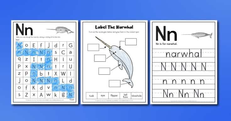 15 Letter N Activities for Preschool (Crafts &amp; Worksheets)