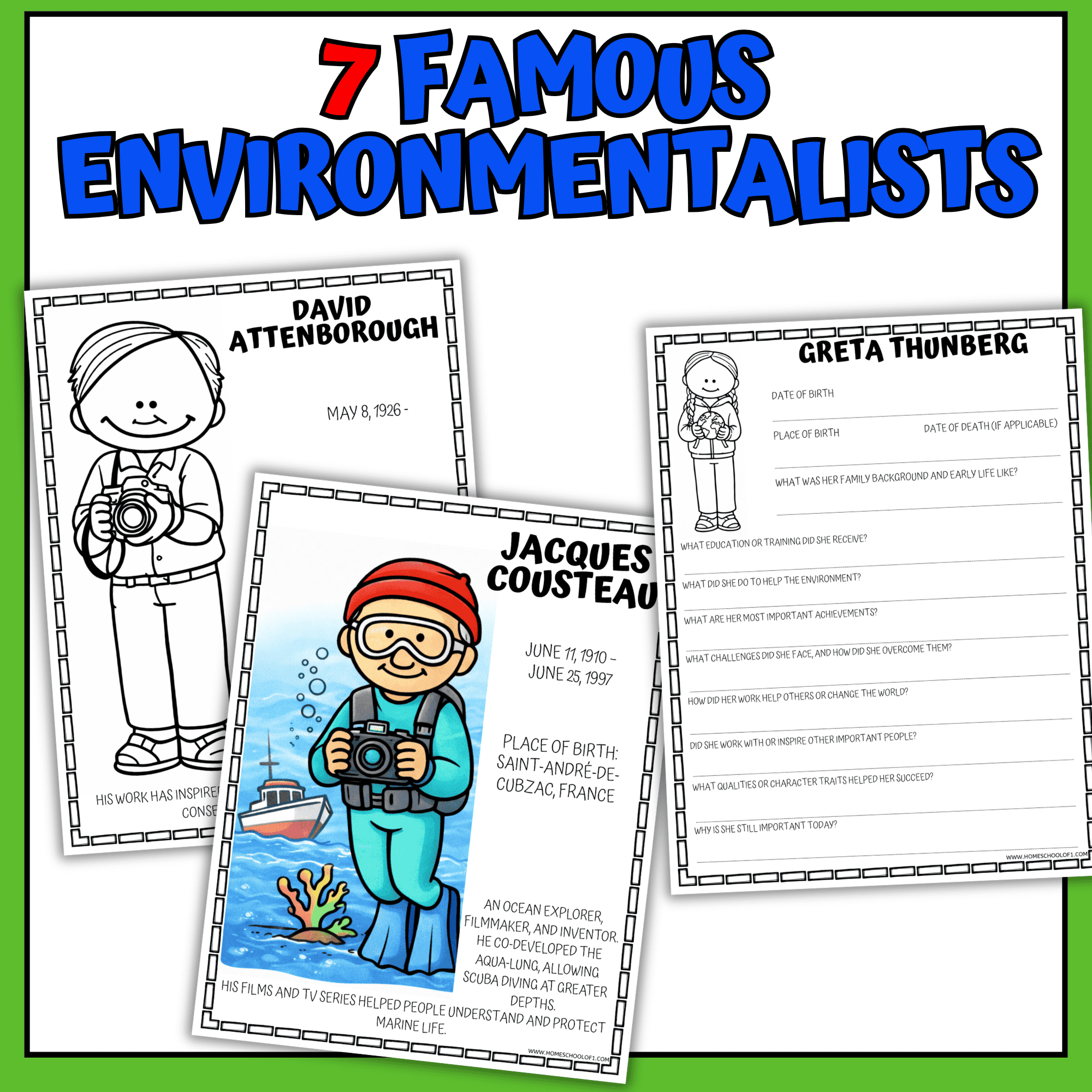 famous environmentalists