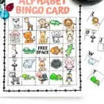 free alphabet bingo printable
