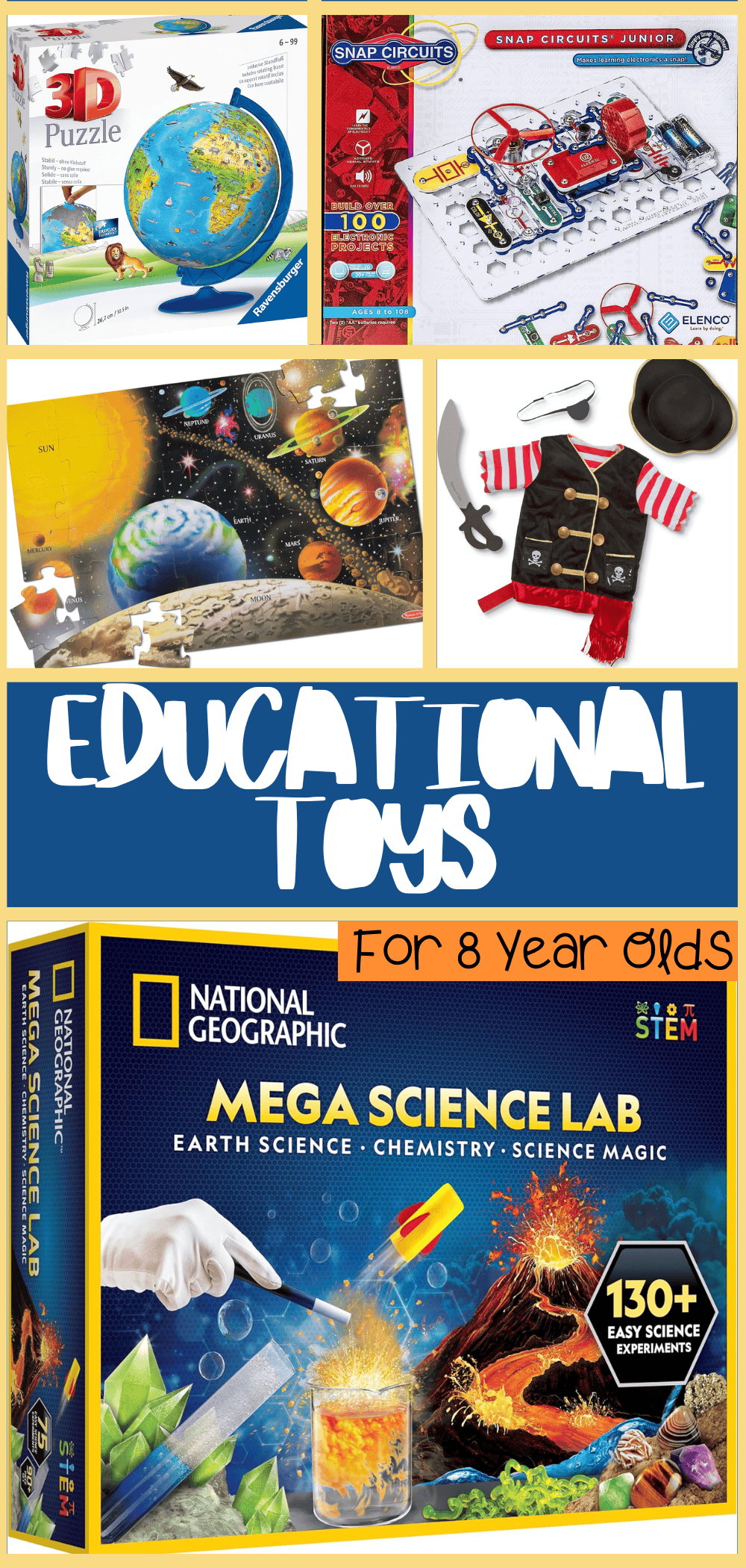 Educational Toys for 8 Year Olds (STEM, Logic & Creative