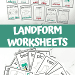Landform Worksheets