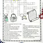 first 10 amendments crossword puzzle