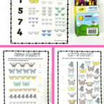 butterfly math worksheet