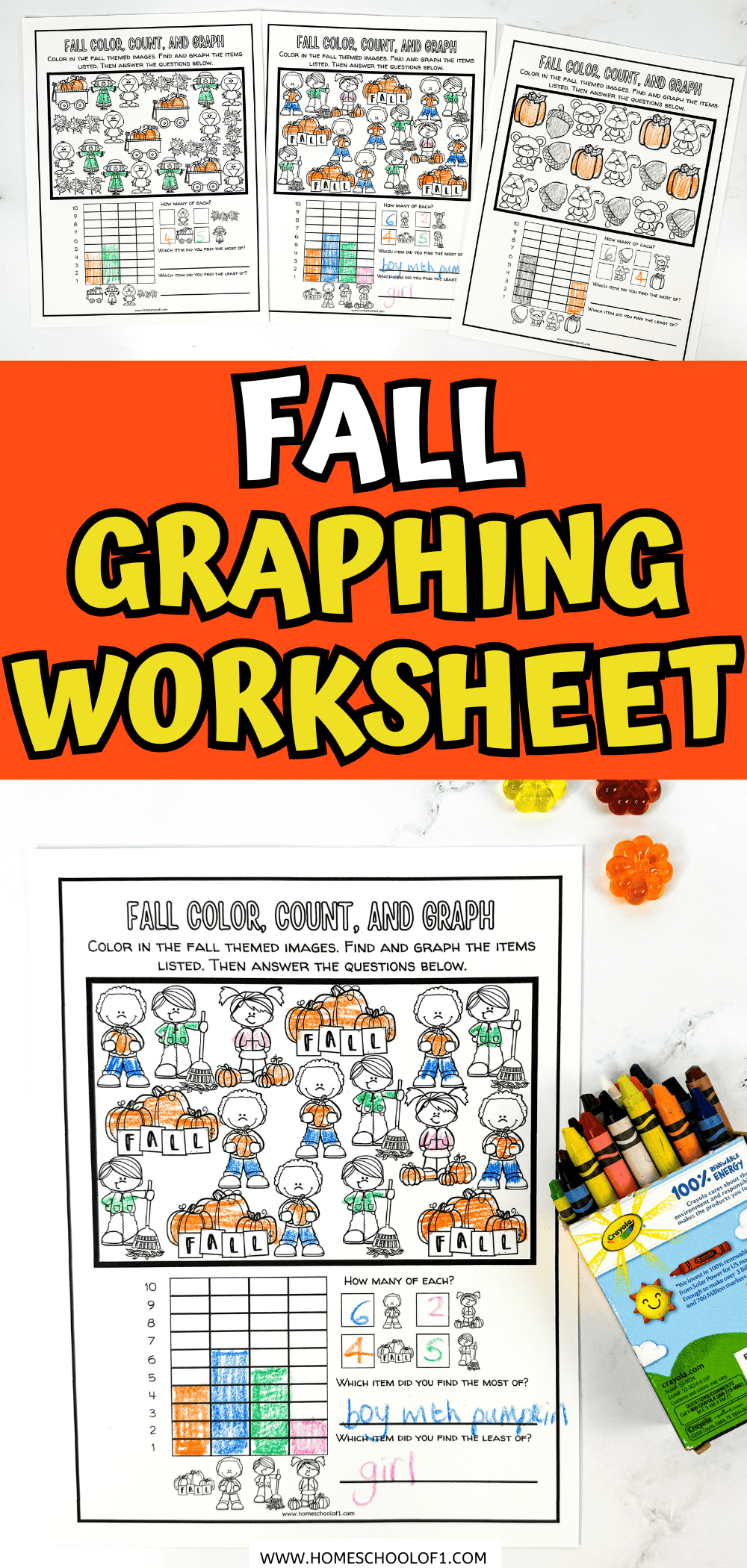 Free Fall Graphing Worksheets