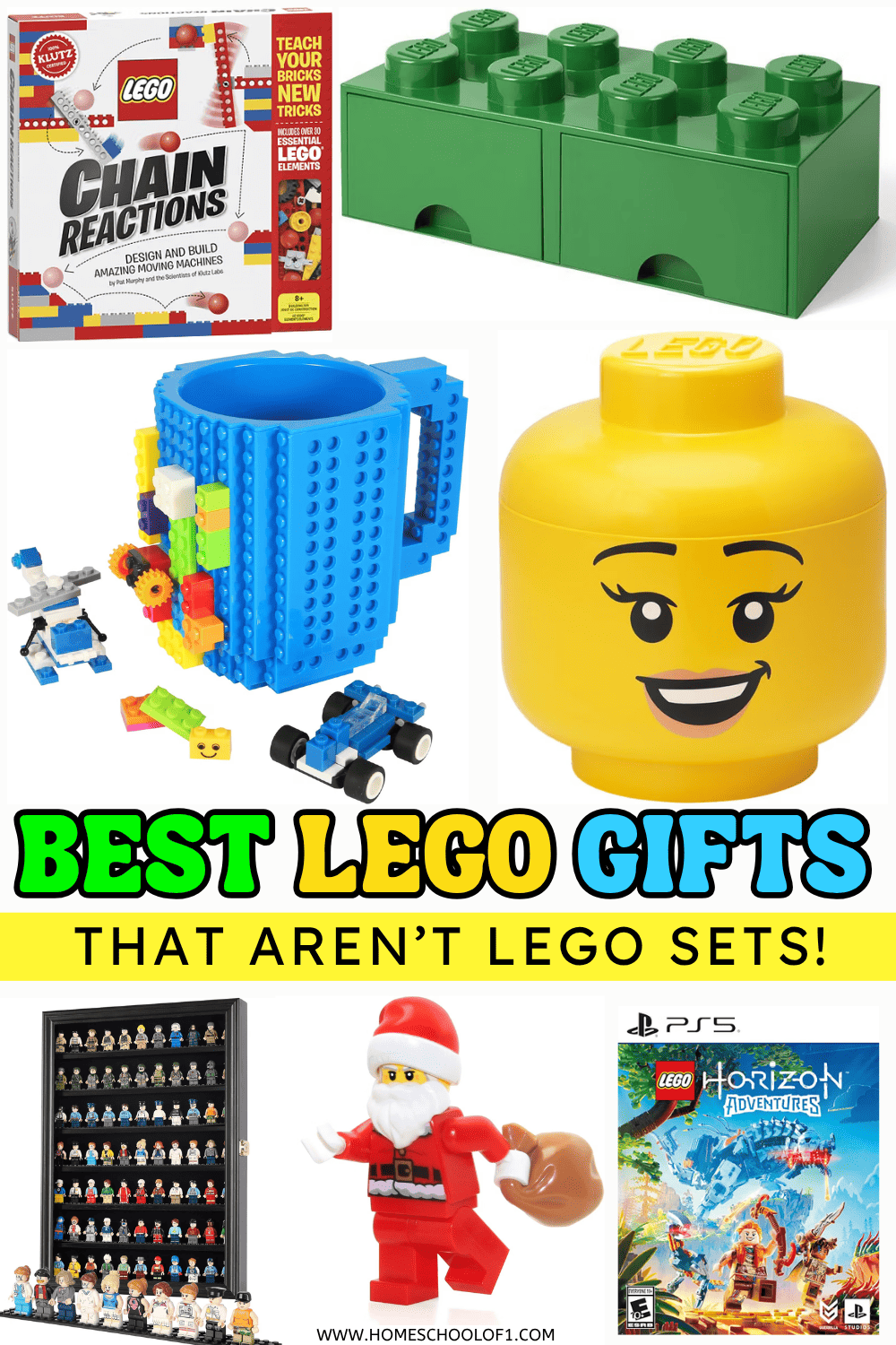 Best gifts for LEGO lovers that aren't LEGO sets, including books, storage, games, and accessories
