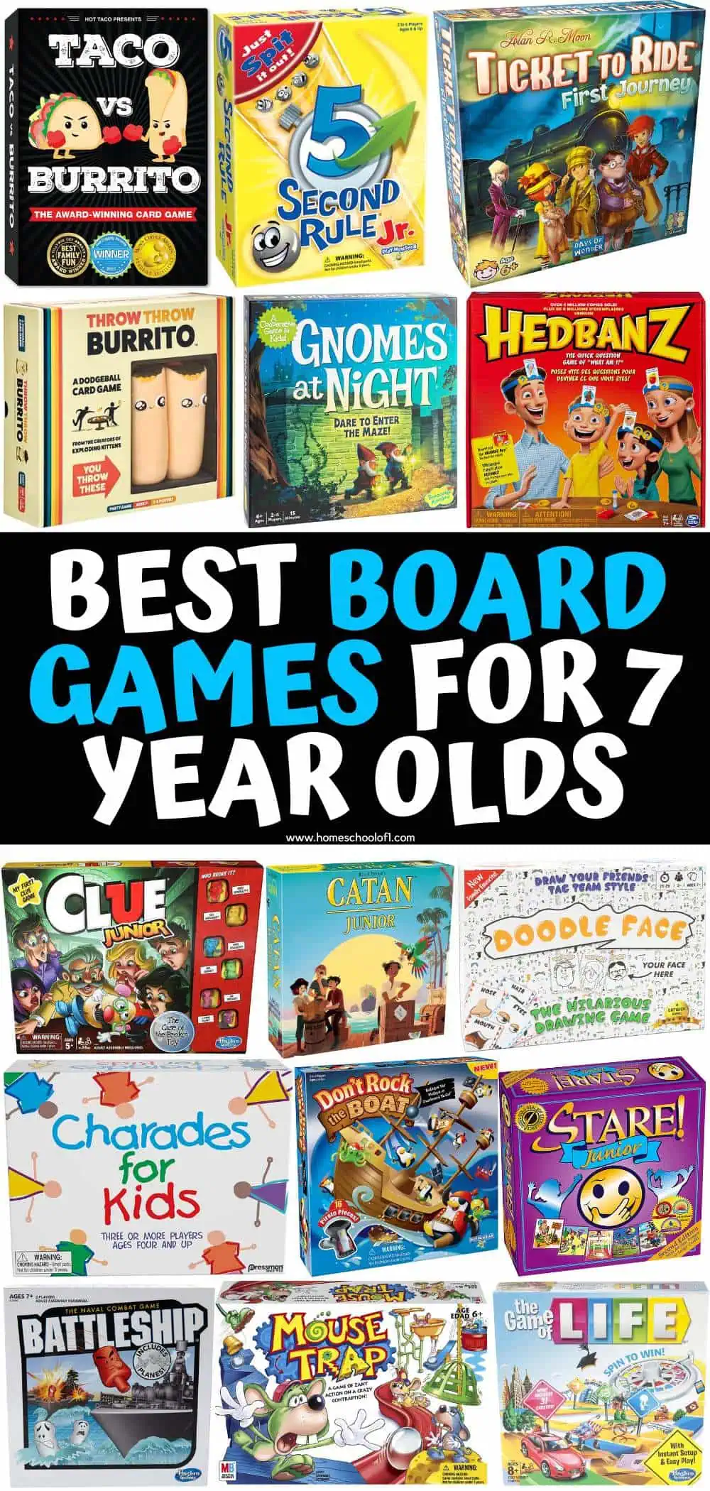 25 Best Board Games for 7 Year Olds Fun & Parent Approved