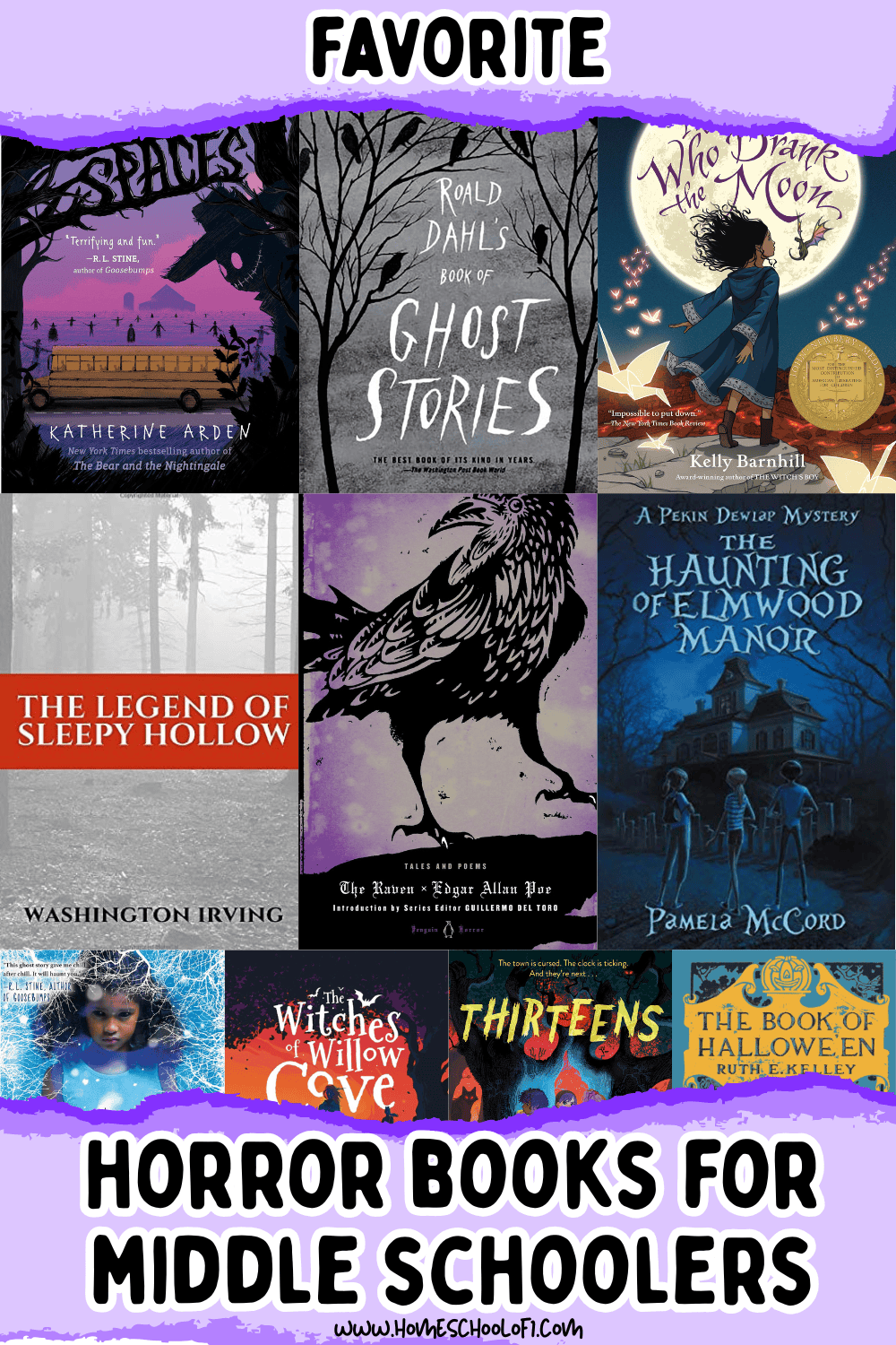 21 Halloween Books for Middle Schoolers That Aren't Too Scary
