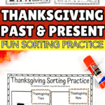 THANKSGIVING PAST AND PRESENT WORKSHEET