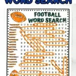 Free Football Word Search Printable