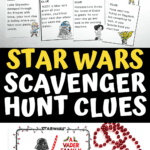 star wars themed scavenger hunt clues