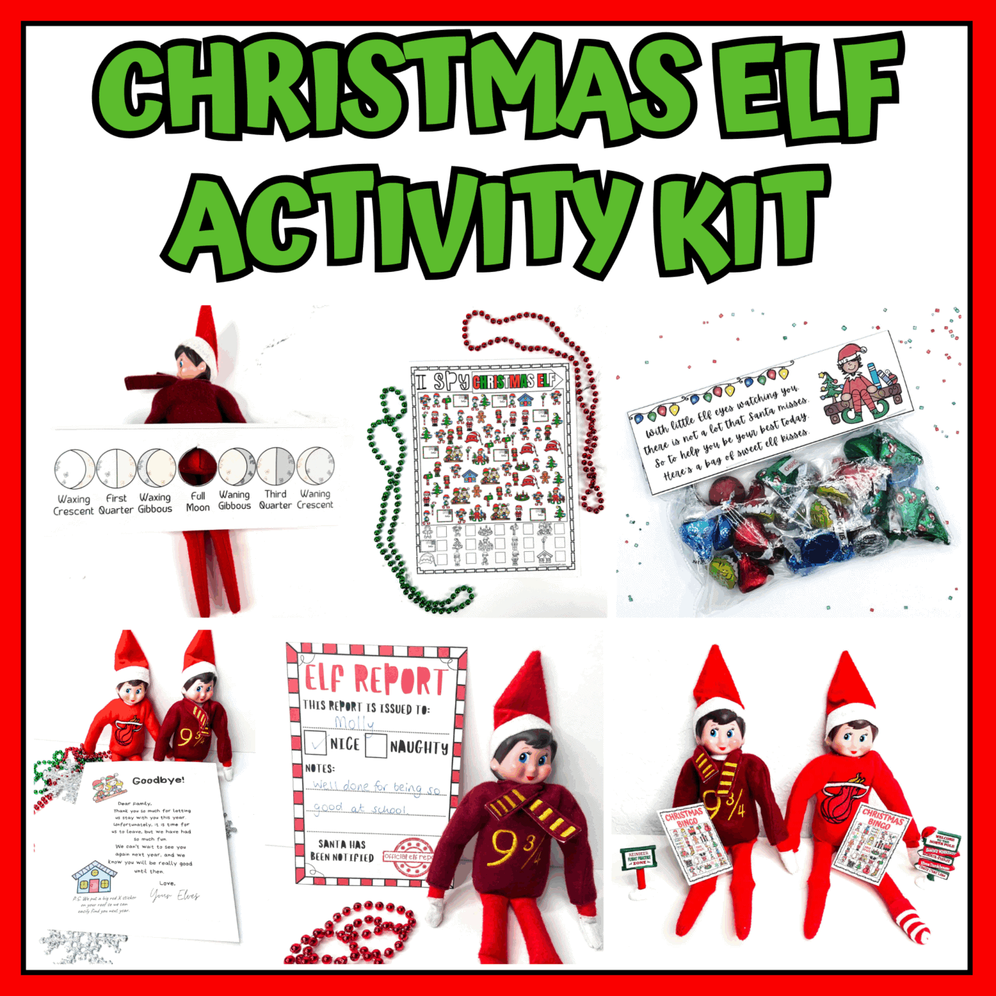 Christmas Elf activity kit