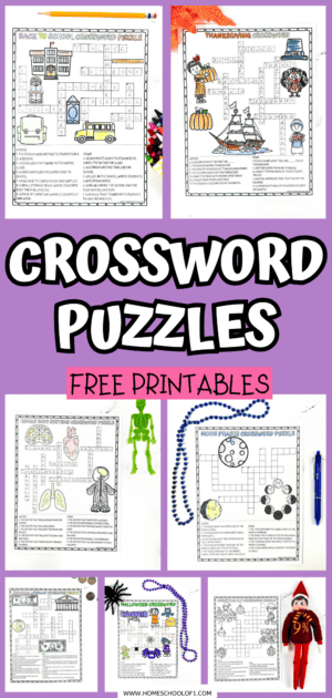 17 Themed Free Printable Crossword Puzzles For Kids 17 Themed Free Printable Crossword Puzzles For Kids